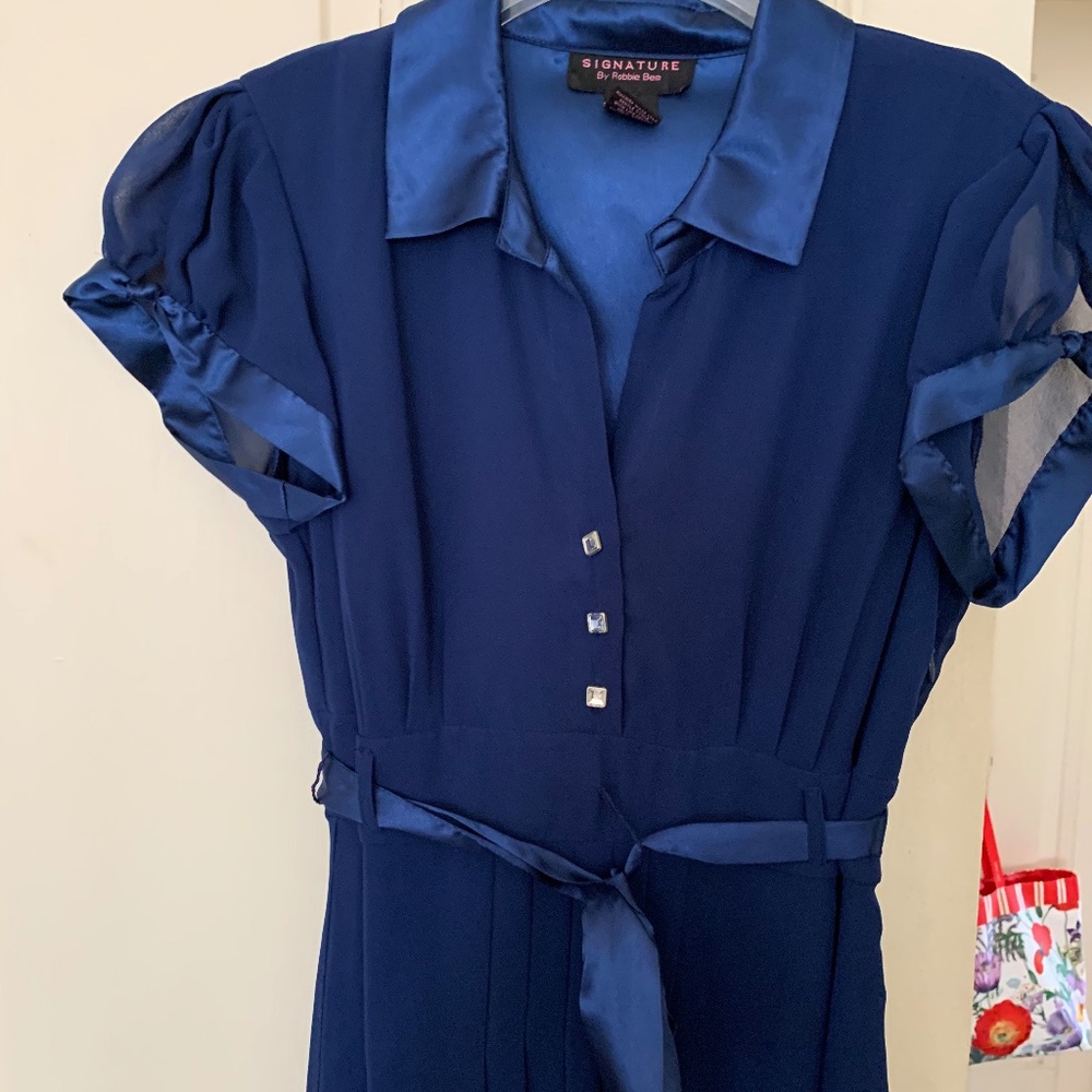 Blue dress